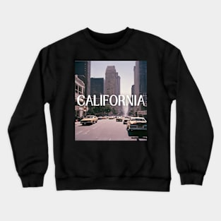 california state usa retro 90s Crewneck Sweatshirt